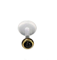 Cargar imagen en el visor de la galería, Labret Lippen Piercing Bio Acryl Onyx antik golden Brass Tragus Conch Helix - chic - net.de
