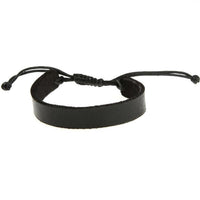 Load image into Gallery viewer, Lederarmband schwarz schlicht 1,2cm breit verstellbar ca.19 - 22 cm lang - chic - net.de

