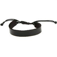 Load image into Gallery viewer, Lederarmband schwarz schlicht 1,2cm breit verstellbar ca.19 - 22 cm lang - chic - net.de
