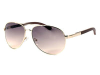 Load image into Gallery viewer, LOOX Sonnenbrille Pilotenbrille 400UV getönt Bambusholz schmal rot - Modell Macao - chic - net.de

