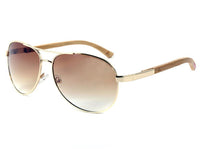 Load image into Gallery viewer, LOOX Sonnenbrille Pilotenbrille 400UV getönt Bambusholz schmal rot - Modell Macao - chic - net.de
