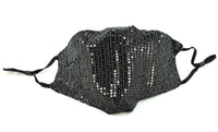 Load image into Gallery viewer, Mund Nasen Schutz Bedeckung Glitzer Maske waschbar - chic - net.de
