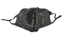 Load image into Gallery viewer, Mund Nasen Schutz Bedeckung Glitzer Maske waschbar - chic - net.de
