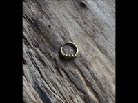 Load image into Gallery viewer, Nasen Ring Piercing Brass antik gold spiralig Nostril - chic - net.de
