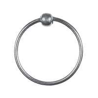 Cargar imagen en el visor de la galería, Nostril Piercing Nasenringe Ring Kugel silber 925 Sterlingsilber filigran - chic - net.de
