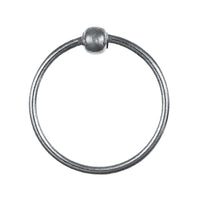 Cargar imagen en el visor de la galería, Nostril Piercing Nasenringe Ring Kugel silber 925 Sterlingsilber filigran - chic - net.de
