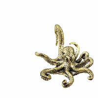 Load image into Gallery viewer, Ohrgewicht 4mm Hook Messing Oktopus 70mm Kraken - chic - net.de
