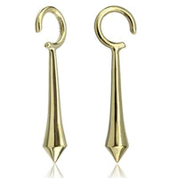 Load image into Gallery viewer, Ohrgewicht Brass 4mm Piercing Ring mit langer Spitze - chic - net.de
