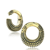 Load image into Gallery viewer, Ohrgewicht Brass 6mm Piercing Clicker Nieten Creole - chic - net.de
