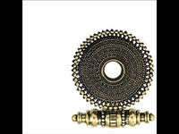 Load image into Gallery viewer, Ohrgewicht Messing 25mm Flesh Tunnel Teller Querstab - chic - net.de
