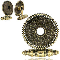 Load image into Gallery viewer, Ohrgewicht Messing 25mm Flesh Tunnel Teller Querstab - chic - net.de
