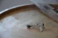 Cargar imagen en el visor de la galería, Ohrstecker 925 Sterling Silber Mandeln schwarz 27mm - chic - net.de
