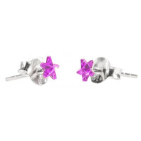 Load image into Gallery viewer, Ohrstecker Glas transparent hellgrün scheinend, 5 mm Ø, facettiert, glitzernd, 925er Sterlingsilber - Stift - chic - net.de
