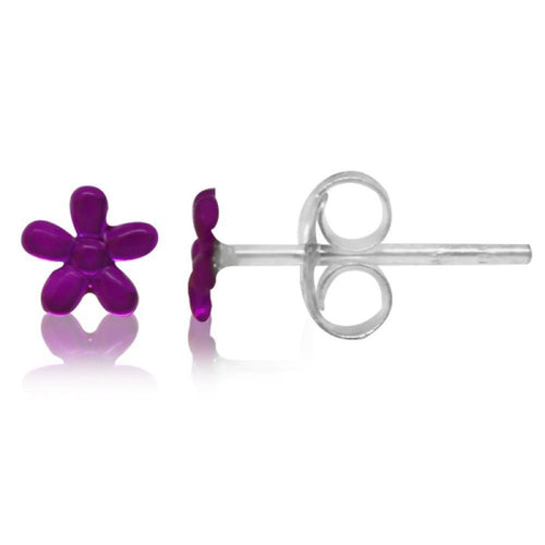 Ohrstecker Glas transparent hellgrün scheinend, 5 mm Ø, facettiert, glitzernd, 925er Sterlingsilber - Stift - chic - net.de