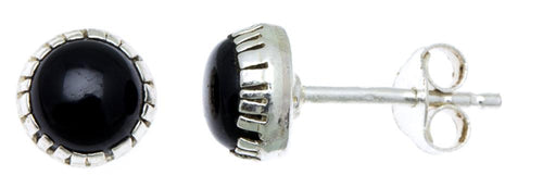 Ohrstecker Silber Rand Amethyst lila rund 3,5 mm 925er Sterling Silber Stein Silberohrstecker - chic - net.de