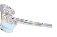 Load image into Gallery viewer, Ohrstecker Türkis Tropfen 15 mm 925er Sterling Silber Rand Stein Silberohrstecker - chic - net.de

