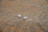Cargar imagen en el visor de la galería, Ohrstecker Zopf Rand Chalzedon oval 10 mm 925 Sterling Silber Stein - chic - net.de
