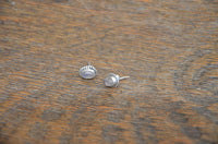 Cargar imagen en el visor de la galería, Ohrstecker Zopf Rand Chalzedon oval 10 mm 925 Sterling Silber Stein - chic - net.de
