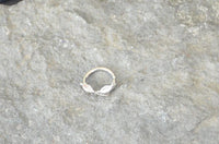 Load image into Gallery viewer, Piercing Edelstahl Ring für Nase Ohr Kristall Augen - chic - net.de
