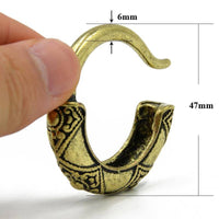 Load image into Gallery viewer, Piercing Ohrgewicht 29g Messing Creolen Hoops 6mm Hook - chic - net.de
