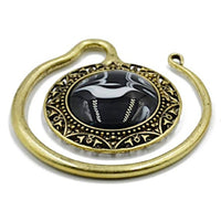 Load image into Gallery viewer, Piercing Ohrgewicht Brass Stern Stein marmoriert 4,8mm - chic - net.de
