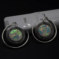 Load image into Gallery viewer, Piercing Ohrgewicht Edelstahl Stern Stein 3mm Spirale - chic - net.de
