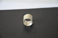 Load image into Gallery viewer, Ring vergoldet 925 Sterlingsilber Bandring Dreiecke - chic - net.de
