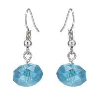 Load image into Gallery viewer, Schmuckset Damen Kette OhrringeTürkis Steine Perlen rund 50 cm Karabiner - chic - net.de
