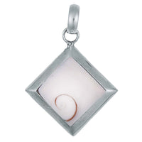 Load image into Gallery viewer, Shivaauge Silberanhänger Raute 23 mm Anhänger 925er Sterling Silber Shiva Auge - chic - net.de
