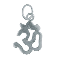 Load image into Gallery viewer, Silberanhänger 12 mm Om - Zeichen Anhänger 925er Sterling Silber glänzend - chic - net.de
