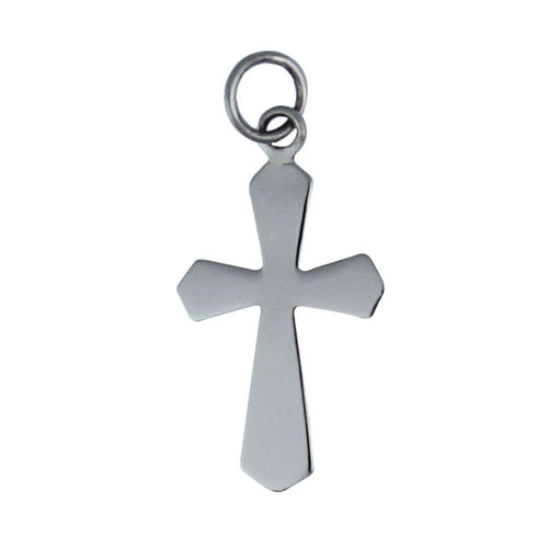 Silberanhänger Kreuz spitz glänzend Anhänger Sterling Silber 925er nickelfrei - chic - net.de