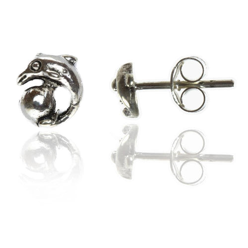 Silberohrstecker Delfin Ball Ohrstecker Ohrringe 925er Sterling Silber Schmuck - chic - net.de
