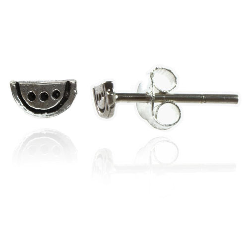 Silberohrstecker Melone Scheibe Ohrstecker Ohrringe 925er Sterling Silber Schmuck - chic - net.de