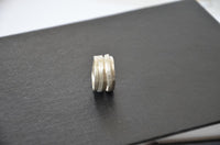 Load image into Gallery viewer, Silberring 925 Sterlingsilber Bandring Band gebürstet - chic - net.de
