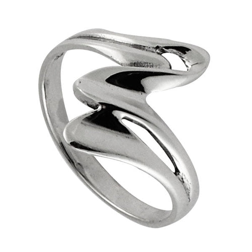 Silberring Bögen Knick 17 mm 925er Sterling Silber Designer Ringe Schmuck - chic - net.de