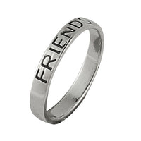 Load image into Gallery viewer, Silberring friends forever schmal 925er Sterling Silber Designer Schmuck Ringe - chic - net.de
