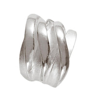 Load image into Gallery viewer, Silberring geflochten Stränge matt glänzend 925er Sterling Silber Damen Silberschmuck Ringe - chic - net.de
