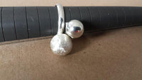 Cargar imagen en el visor de la galería, Silberring Kugeln matt glänzend Ring 925er Sterling Silber Damen Designer Schmuck - chic - net.de
