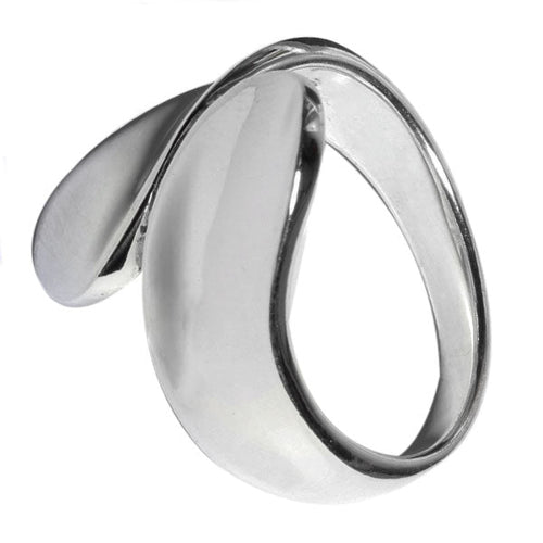 Silberring massiv glänzend Band Ring 925er Sterling Silber Damen Designer Schmuck Ringe - chic - net.de