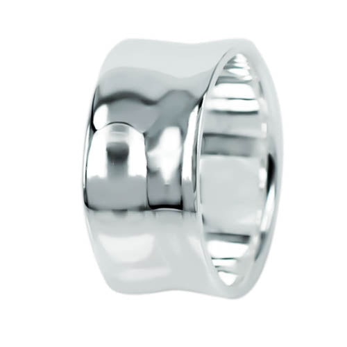 Silberring massiv nach innen gewölbt breit Ringe Ring 925er Sterling Silber Damen Schmuck - chic - net.de