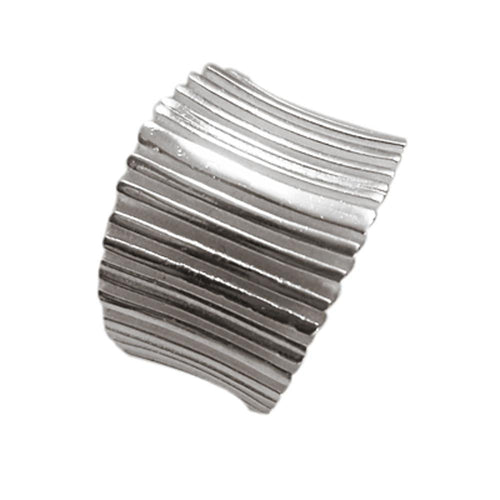 Silberring massiv Rillen hell oxidiert 925er Sterling Silber Damen Silberschmuck Ringe - chic - net.de