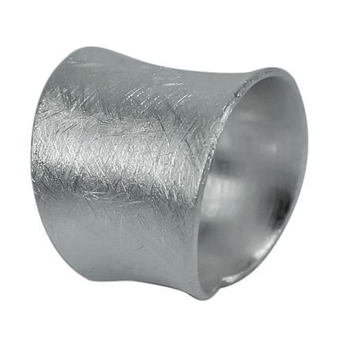 Silberring offen verstellbar gewölbt rau Ringe Ring 925er Sterling Silber Damen Schmuck - chic - net.de
