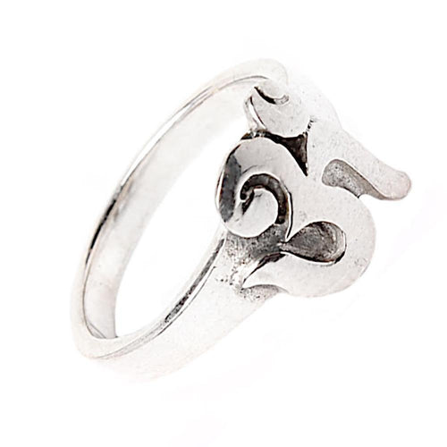 Silberring Om Zeichen Yoga Ringe 925er Sterlingsilber - chic - net.de