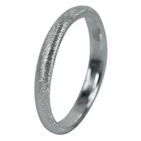 Cargar imagen en el visor de la galería, Silberring rau gebürstet Band Ring 925er Sterling Silber Damen Schmuck - chic - net.de
