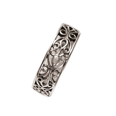 Silberring Schleifen Ornamente Band Ring 925er Sterling Silber Damen Schmuck - chic - net.de
