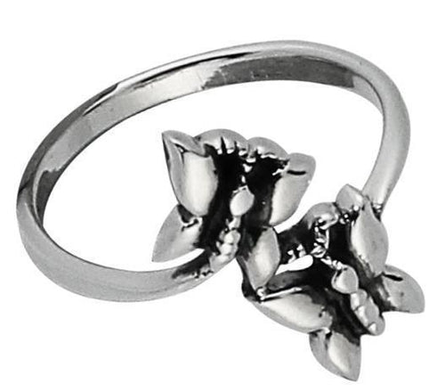 Silberring Schmetterlinge Paar 925er Sterling Silber Designer Ringe Schmuck - chic - net.de