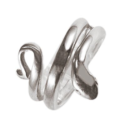 Silberring Spirale Schlange Ring 925er Sterling Silber Damen Silberschmuck Schmuck Ringe - chic - net.de