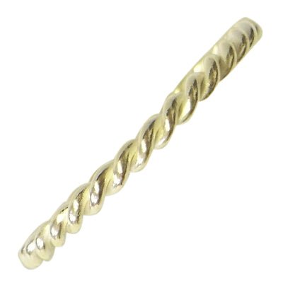 Silberringe dünn Seil gewunden glänzend 925er Sterling Silber Ringe Ring Silberring - chic - net.de