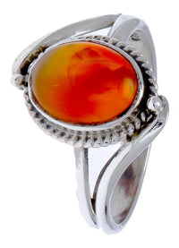 Load image into Gallery viewer, Silberringe Karneol Seil Bögen Kugeln oval 925 - chic - net.de
