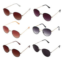 Load image into Gallery viewer, Sonnenbrille kleine Gläser John Lennon Hippie Brille Metall bunt getönt 400 UV unisex - chic - net.de
